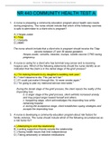 NR 443 Community Health Test A&vert;Complete Solutions