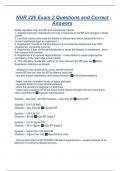 NUR 226 Exam 2 Questions and Correct Answers