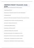 OB&sol;PEDS FISDAP -Paramedic study guide