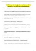 NU131 Comprehensive Questions and Answers Latest upload 2024&sol;2025 with 100&percnt; verified Solutions