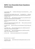 NATE&colon; Core Essentials Exam Questions And Answers