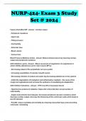 NURP 424 BUNDLED EXAMS WITH COMPLETE SOLUTION 