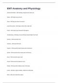 EMT-Anatomy and Physiology