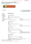 Doris Turner Shadow Health -Complex Patient Case Results GRADED A&plus;
