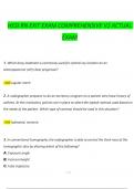 HESI RN EXIT EXAM COMPREHENSIVE V2 ACTUAL EXAM Exam &lpar;2024 &sol; 2025&rpar; Questions and Verified Answers&comma; 100&percnt; Guarantee Pass