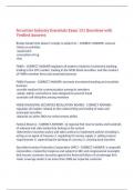 Securities Industry Essentials Exam 121 Questions with Verified Answers&comma;100&percnt; CORRECT