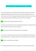 HESI RN EXIT Comprehensive V3 Exam Exam &lpar;2024 &sol; 2025&rpar; Questions and Verified Answers&comma; 100&percnt; Guarantee Pass