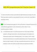 HESI RN Comprehensive Exit Practice Exam V1 Exam &lpar;2024 &sol; 2025&rpar; Questions and Verified Answers&comma; 100&percnt; Guarantee Pass