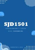 SJD1501 Assignment 7 2024 &vert; Due 11 November 2024