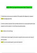 HESI RN Comprehensive Exit Exam V1 Exam &lpar;2024 &sol; 2025&rpar; Questions and Verified Answers&comma; 100&percnt; Guarantee Pass