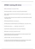 OPSEC training &lpar;30 mins&rpar; questions and correct answers