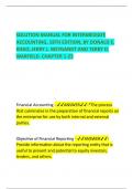 SOLUTION MANUAL FOR INTERMEDIATE ACCOUNTING&comma; 18TH EDITION&comma; BY DONALD E&period; KIESO&comma; JERRY J&period; WEYGANDT AND TERRY D&period; WARFIELD&period; CHAPTER 1-23