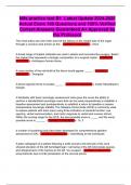 Nifa practice test B1  Latest Update 2024-2025 Actual Exam 100 Questions and 100&percnt; Verified Correct Answers Guaranteed A&plus; Approved by the Professor