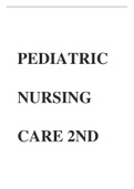 Exam (elaborations) NURS 3425    Pediatric Nursing, ISBN: 9780803640535