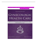 Gynecologic Health Care with an Introduction Gynecologic Health Care with an Introduction to Prenatal and Postpartum Care 4th EditionTest BankPrenatal and Postpartum Care 4th EditionTest Bank(All Chapters Complete) A+ Rated-Answer Keys at the end of every