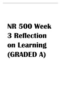 NR 500 Week 3 Reflection on Learning (GRADED A).pdf