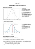 Class notes Foundations of Business Analytics (AQM1000) 