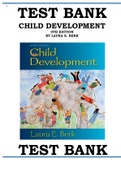 Test Bank For Child Development 9th Edition by Laura E. Berk Table of Contents Part I: Theory and Research in Child Development Chapter 1 History, Theory, and Applied Directions Chapter 2 Research Strategies Part II: Foundations of Development Chapter 3 B