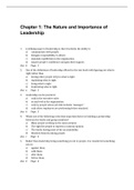Leadership Research Findings&comma; Practice&comma; and Skills&comma; Dubrin - Complete test bank - exam questions - quizzes &lpar;updated 2022&rpar;