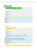 Anatomy & Physiology 1 - Quiz 2&lpar;BIOS 201&rpar;100&percnt; pass