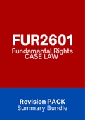 FUR2601 - Summarised Cases (Bundle)