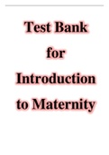 Test Bank for Introduction to Maternity and Pediatric Nursing 7e &lpar;Leifer&rpar; 