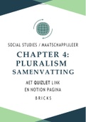 Samenvatting Chapter 4: Pluralism - Social Studies Bricks & Quizlet (maatschappijleer tto vwo)