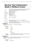 HLTH 3115S Week 4 Midterm Exam