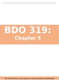 DBO 319 Unit 3: chapter 5