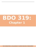 DBO 319 Unit 3: Chapter 1