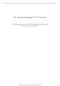 Exam (elaborations) Rn ati pharmacologyFormCproctor 