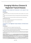 Emerging and Neglected Infectious Diseases