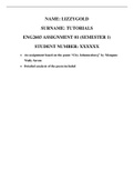 2022 ENG2603 assignment 1 solutions (semester 1)