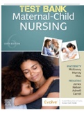 Test Bank For Evolve Resources for Maternal-Child Nursing, 6th 