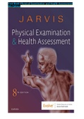 Test Bank For Physical Examination and Health Assessment 8th Edition&vert;ALL CHAPTERS COMPLETE&vert;