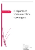 CAT- E-sigaretten versus nicotine vervangers