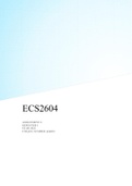 ECS2604 - Labour Economics (ECS2604) Assignment 1 Semester 01 Year 2022