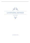 CALCULO INTEGRAL (LA INTEGRAL DEFINIDA)