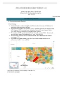 WGU D029 POPULATION HEALTH DATA BRIEF TEMPLATE Cleveland County, Oklahoma  Informatics for Transforming Nursing Care May 16, 2021