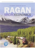 Test bank for Macroeconomics Sixteenth Canadian Edition/16th Canadian Edition by Christopher Ragan. 