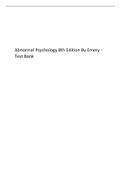 Abnormal Psychology 8th Edition By Emery - Test Bank.pdf
