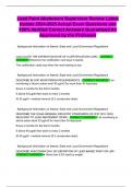 Lead Paint Abatement Supervisor Review Latest Update 2024-2025 Actual Exam Questions and 100&percnt; Verified Correct Answers Guaranteed A&plus; Approved by the Professor
