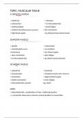 muscular tissue short notes