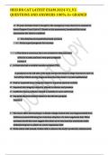 HESI RN CAT LATEST EXAM 2024 V1-V2 QUESTIONS AND ANSWERS 100&percnt; A&plus; GRADED