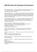 NUR 201 Exam &num;1 Questions And Answers