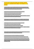 HESI EXIT RN V4 EXAM QUESTIONS AND ANSWERS UPDATED 2023&sol;2024 ALL ANSWERS 100&percnt; CORRECT TOP RANKED A&plus; FOR SUCCESS&vert;&vert;Updated 2024