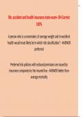 life&comma; accident and health insurance state exam- OH Correct 100&percnt;