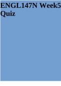 ENGL147N Week5 Quiz