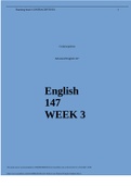 English 147 WEEK 3 Contraceptives Advanced English 147