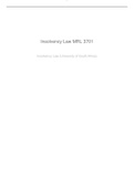 Insolvency Law MRL 3701